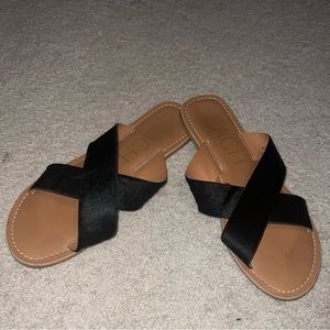 Black sandals